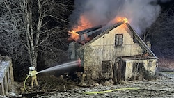 Die Feuerwehr konnte den Brand löschen.