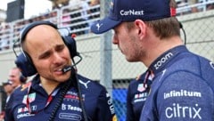 Gianpiero Lambiase (li.) bleibt Max Verstappen treu.