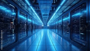 In solchen Rechenzentren laufen die Daten-Highways zusammen.