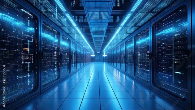 In solchen Rechenzentren laufen die Daten-Highways zusammen.