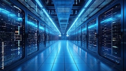 In solchen Rechenzentren laufen die Daten-Highways zusammen.