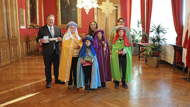 Bürgermeister Ludwig war als Kind selbst als Sternsinger unterwegs