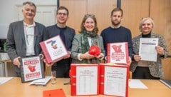 Von links: Manfred Eber, Robert Krotzer, Elke Kahr, Alexander Melinz und Claudia ...