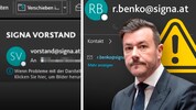 Signa-Gründer Benko: Sämtliche Domains kommen unter den Hammer.