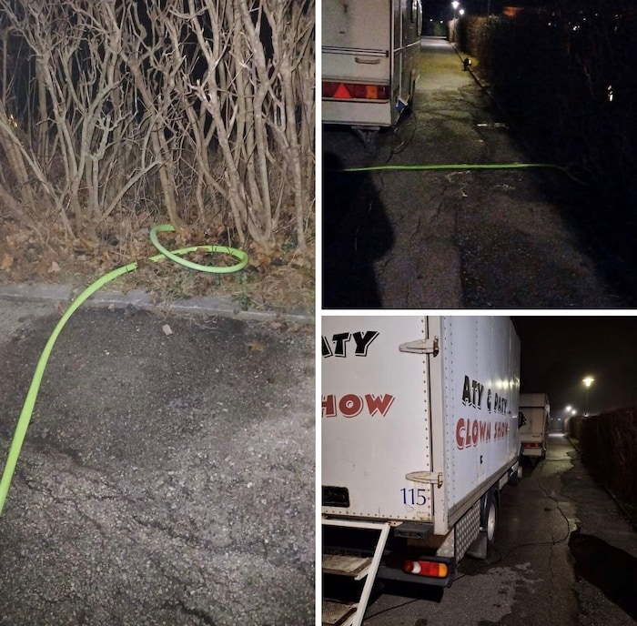 Ein einfacher Wasserschlauch war Stein des Anstoßes für rassistische Beschimpfungen auf Social ...