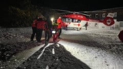 Der Abtransport der jungen Frau am Kitzbüheler Horn.