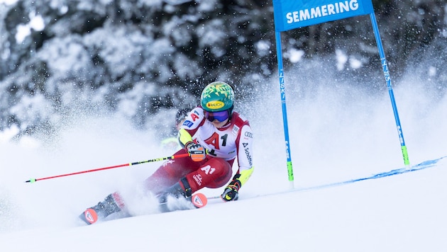 Die Steirerin Julia Scheib ist in Top-Form und greift am Samstag in Kranjska Gora wieder an.