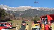 Zahlreiche Hubschrauberflüge und der Einsatz vieler Feuerwehrleute waren nötig, um den Brand ...