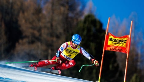 Marco Schwarz siegte zuletzt im Super-G von Livigno.