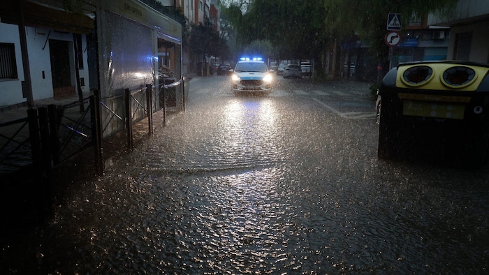 Die Küste um Valencia war ein weiteres Mal von starken Regenfällen betroffen.