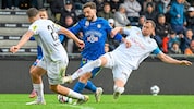 Altach-Kapitän Lukas Jäger (re.) hat nur lobende Worte für den neuen Sturm-Coach.