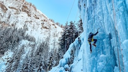 Eisklettern erfreut sich zunehmender Beliebtheit. Immer wieder passieren aber auch schwere ...