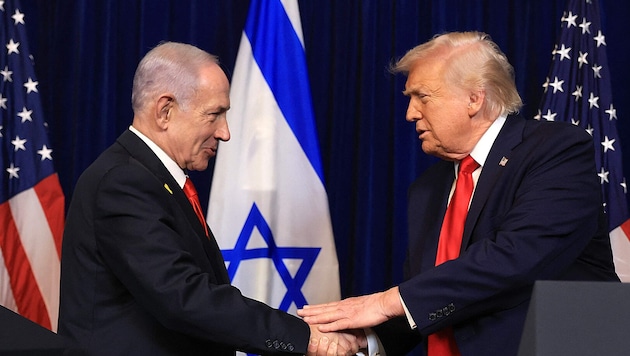 Israels Regierungschef Benjamin Netanyahu (links) und US-Präsident Donald Trump