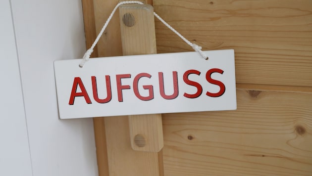 Der Mann hat seine Zeche in der Therme geprellt.