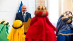 Die Sternsinger im Kanzleramt