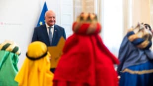 Die Sternsinger im Kanzleramt