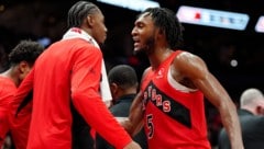 Auch ohne Jakob Pöltl gibt’s für die Raptors Grund zum Jubeln …