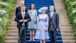 Der Liechtensteiner Prinz Alexander (hier rechts außen bei der Hochzeit von Liechtensteins ...
