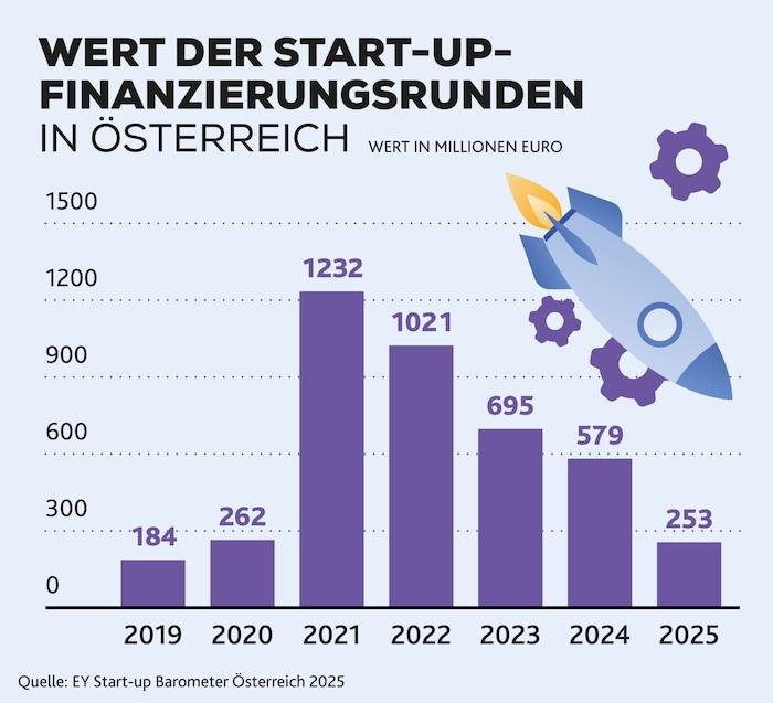 Im Jahr 2025 flossen 326 Millionen Euro weniger als im Vorjahr an österreichische ...