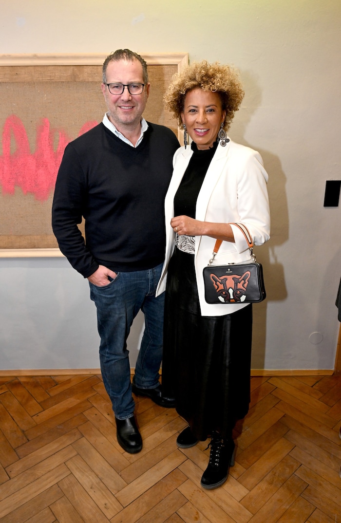 Arabella Kiesbauer mit ihrem Ehemann Florens Eblinger