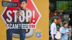 Online-Betrügern droht nun die in Singapur übliche Prügelstrafe.