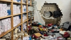 Von einem Parkhaus aus wurde der Tresorraum aufgebohrt.