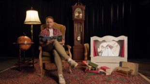 In unserem Zauberrahmen spukt Kurti das Gespenst. 