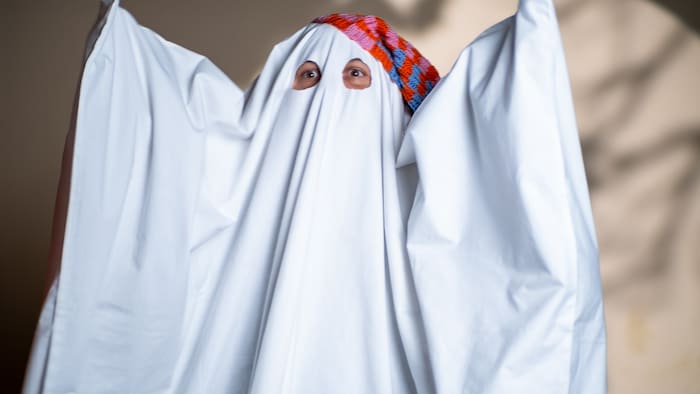 Kurti, das Gespenst, möchte nicht spuken.