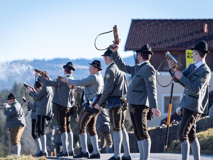 Die Schützen in Action