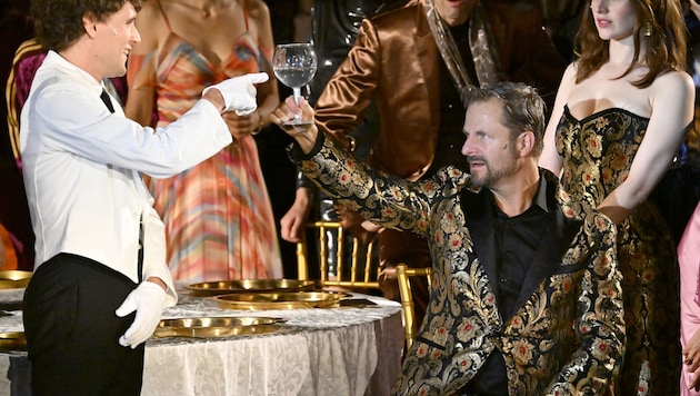 Am Salzburger Domplatz – Philipp Hochmair als „Jedermann“