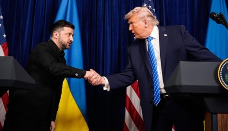 Erst am Wochenende hatte Trump Selenskyj in Florida zu Gesprächen über ein Kriegsende empfangen.