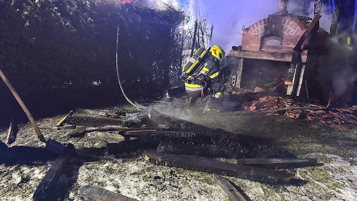 Die Feuerwehr hatte den Brand nach einer halben Stunde gelöscht.
