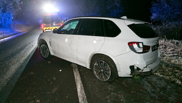 Das Unfallauto wurde erheblich beschädigt.