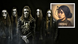 Das Grazer Post-Black-Metal-Kollektiv Ellende rund um Mastermind Lukas Gosch (Mitte) und dem ...