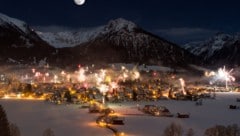 Traumhafte Bedingungen für den Jahreswechsel: klare Sicht und stellenweise Schneefall.