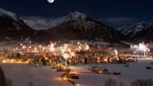 Traumhafte Bedingungen für den Jahreswechsel: klare Sicht und stellenweise Schneefall.