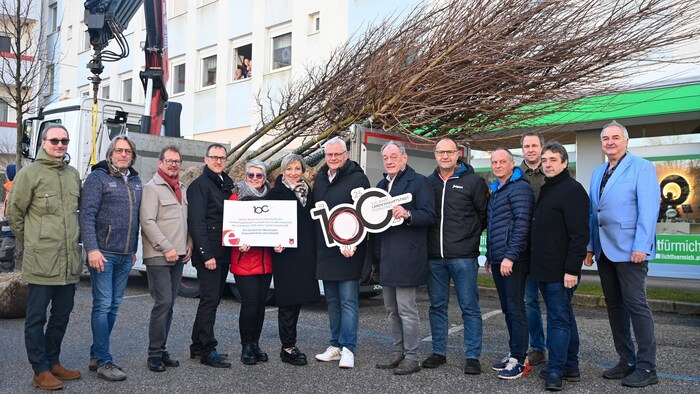 Auch die Gemeinden im Bezirk Mattersburg wurden von der Landeshauptstadt mit Jubiläumsbäumen ...