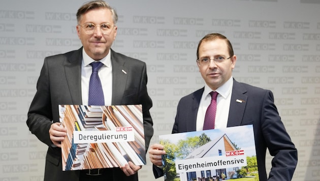 WK-Direktor Harald Schermann und Präsident Andreas Wirth.