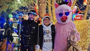 Viel Glück für das neue Jahr! Auch der Rauchfangkehrer und das Glücksschwein schauten bei ...