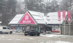 Der bewaffnete Täter soll aus Richtung des nahe gelegenen Waldes gekommen sein.