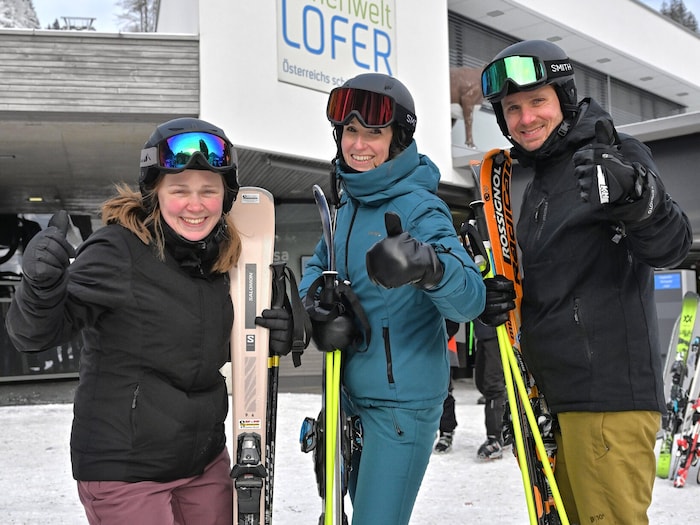 Holländer: Anne, Anouk und Eric feierten Silvester in Lofer