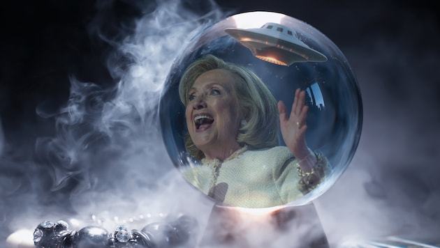 Auf eine US-Präsidentin (wie Clinton) und UFOs müssen wir noch warten, andere hellsichtige ...