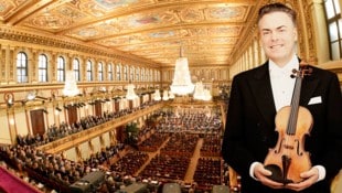 Daniel Froschauer spielt auf dem Podium und im Vorstand der Wiener Philharmoniker die erste ...