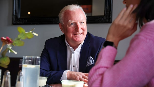 In seinem Stammlokal, dem Cult im Volksgarten, gab’s für Florian Kreibich vegetarische Ravioli.