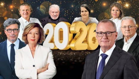 Wie wird das neue Jahr? Chefredakteur Klaus Herrmann und sieben Kolumnisten blicken nach vorne.