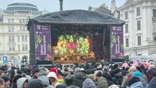 Der Wiener Silvesterpfad hat seit 14 Uhr seine Pforten geöffnet. 