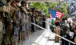 Einsatz der Nationalgarde bei einer Demo in Los Angeles