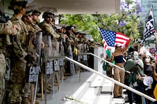 Einsatz der Nationalgarde bei einer Demo in Los Angeles