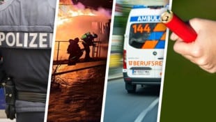 Während die meisten feierten, hatten die Einsatzkräfte in der Silvesternacht alle Hände voll zu ...