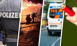 Während die meisten feierten, hatten die Einsatzkräfte in der Silvesternacht alle Hände voll zu ...
